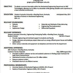 Very Good Sample Resume Objective Statements Templates Statement