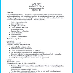High Quality Entry Level Administrative Assistant Resume Samples Medical Sample Objective Office Examples