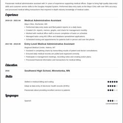 Marvelous Resume Objective Examples For Medical Office Assistant Example