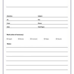 Sublime Free Fax Cover Sheet Template Word Google Docs Best