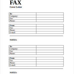 Free Fax Cover Letter Samples In Ms Word Basic Example Letters