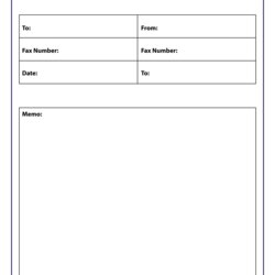 Fantastic Free Fax Cover Sheet Template Printable Basic Word