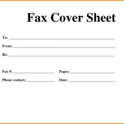 Fax Cover Sheet Template Or Letter Word Printable Templates Blank Microsoft Fill Excel Sheets Ms Info