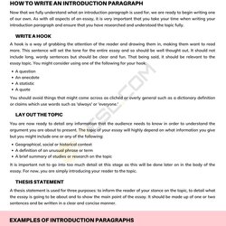 Superior Introduction Paragraph How To Write An With Examples Choose Board Writing