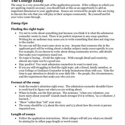 Free Sample College Essay Templates In Ms Word Printable Essays Tips
