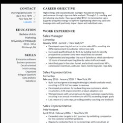 Legit Sales Resume Examples That Landed Jobs In Experienced Manager Example
