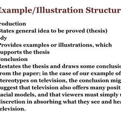Illustration Essay Sample How To Write An