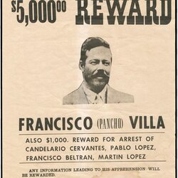 High Quality Villa Quotes In Spanish Wanted Poster Mexican Mexico Revolution Francisco Gringo Posters Old