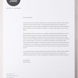 Tremendous Cover Letter Letterhead Template Simile