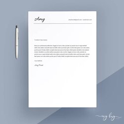 Simple Cover Letter Template Letterhead Word Resume