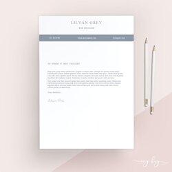 The Highest Quality Professional Cover Letter Template Letterhead Simple Templates Elegance Rosy Basic