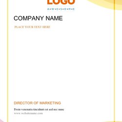 Swell Professional Letterhead Formats Examples Kb Format