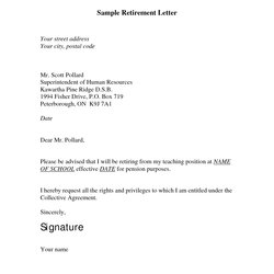 Swell Best Images Of Free Printable Retirement Letters Letter Employer Sample Resignation Template Intent