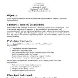 Spiffing Effective Resume Objective Statements Examples For Your Needs