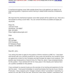 Professional Cover Letter Examples