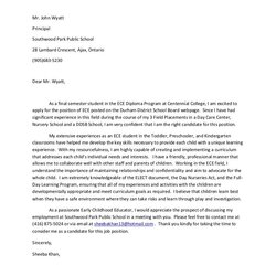 Sterling Cover Letter Placement Student Sample Letters Template Great