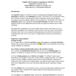 Spiffing Expository Essay Assignment Easy Ways To Write An Examples Outline Definition