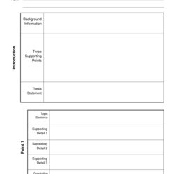 Swell Five Paragraph Essay Template Printable Templates