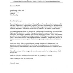 Eminent New Grad Rn Cover Letter Sample