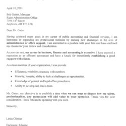 Superior Cover Letter For Job Free Sample Seekers Accountant Accounting Example Resume Position Level Entry