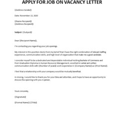 Magnificent Cover Letter For Job Application Template