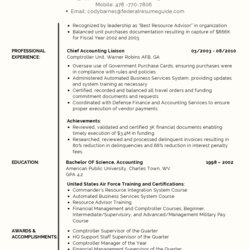 Outstanding Military Resume Examples Template Free Download Federal Guide