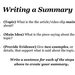 Superlative How To Write Summary Topic