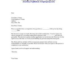 Admirable Writing Heartfelt Resignation Letters In Examples Letter Resign