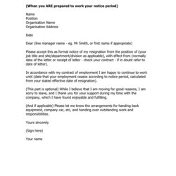 Sterling Employment Resignation Letter For New Job Free Documents Formats And Template