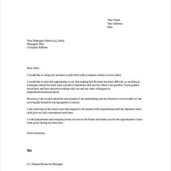 Super New Job Resignation Letter Template Free Word Format Download Current Letters Change Templates