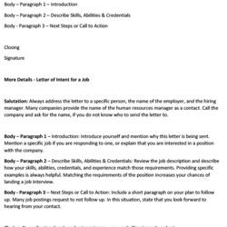 Wizard Letter Of Intent For Job How To Write With Example Template