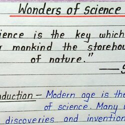 Wonder Of Science Essay Writing On Wonders
