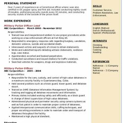 Exceptional Military Police Officer Resume Samples Example Build Lead
