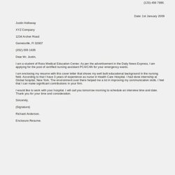 Capital Cover Letter Examples Sample Resume Info
