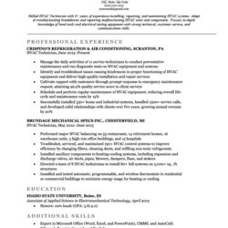 Cool Best For Job Technician Resume Guide Templates Company Sample