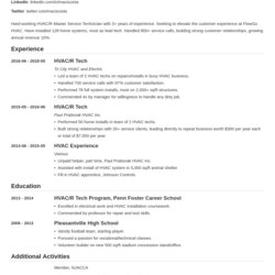 Capital Best For Job Technician Resume Example Resumes Template