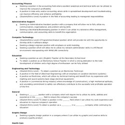 Sublime Free Sample Resume Objective Templates In Ms Word Example Objectives
