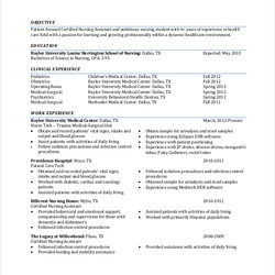Outstanding Free Sample Resume Objective Templates In Student Examples Example
