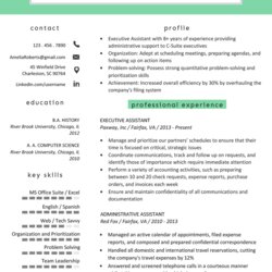 Superb Executive Assistant Resume Mt Home Arts Administrative Achievements Samples Example Template
