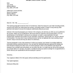 Magnificent Free Official Letter Format Samples In Ms Word Example Cover Letters