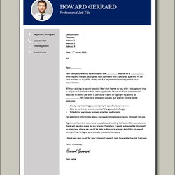 Out Of This World Free Cover Letter Example