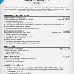 Smashing Executive Administrative Assistant Resume Example Yours Beforehand Noticed Clerk Examples Ideas
