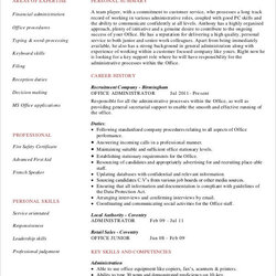 Champion Administration Resume Samples Doc Templates Width
