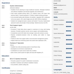 Capital Best It Resume Examples Template To Follow In Nail Specialist Technical