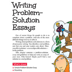 Excellent Writing Problem Solution Essays Thoughtful Learning Problems Solving Activity Start