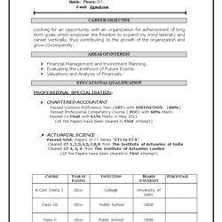 Preeminent How To Write Resume For It Freshers