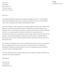 Legal Cover Letter Samples Tips Also For No Experience Examples Template