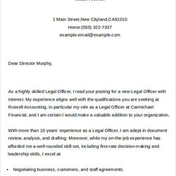 Sterling Legal Cover Letters Free Sample Example Format Download Letter Officer Template Business Benefits