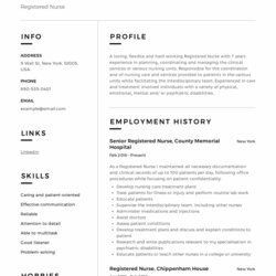 High Quality Registered Nurse Resume Sample Writing Guide Samples Example Templates