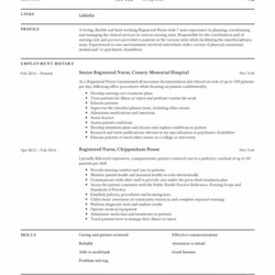 Capital Registered Nurse Resume Sample Writing Guide Samples Example Templates